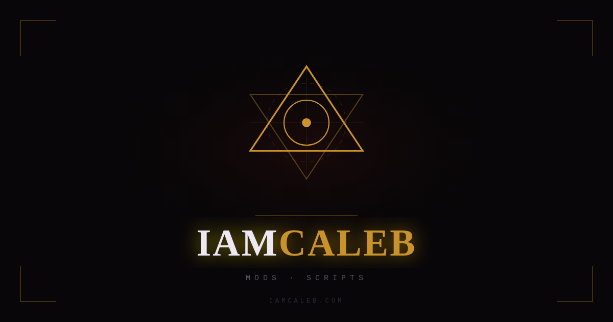 Caleb Script iamcaleb — Mods & Scripts